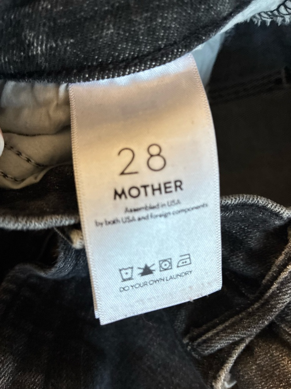 Mother Jeans The Midrise Dazzler Ankle Black Womens 28 in color Stargazing - Picture 8 of 16
